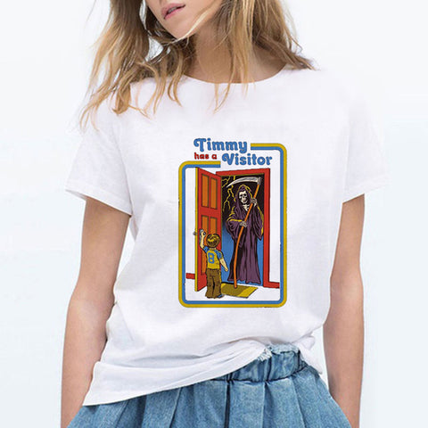 Timmy Has a Visitor Vintage Female T-Shirt - Kool Cat Records T Shirts N More