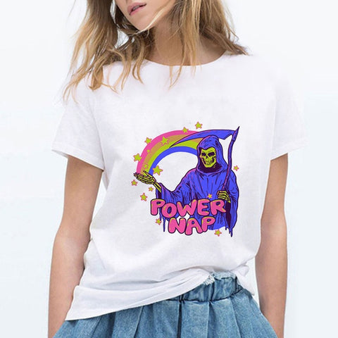 Power Nap Vintage Female T-Shirt - Kool Cat Records T Shirts N More