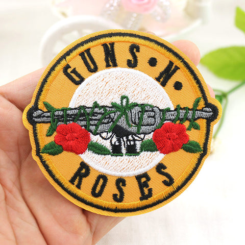 Guns N Roses Rock band Iron On Embroidered Clothes Patches For Guns N Roses lovers - Kool Cat Records T Shirts N More