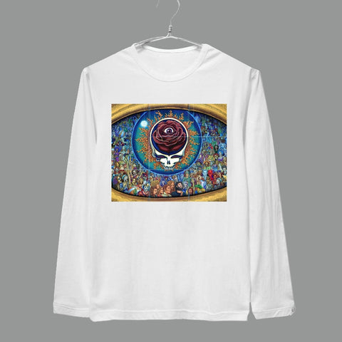 The grateful dead huge eye sunflower full long sleeves brand new tee shirt - Kool Cat Records T Shirts N More
