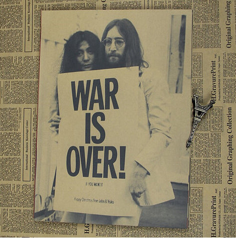 Vintage Poster John Lennon The Beatles retro rock decorative painting poster paper retro poster - Kool Cat Records T Shirts N More