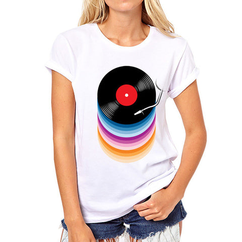 Vinyl Records Design T shirt  for women - Kool Cat Records T Shirts N More