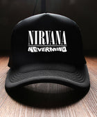 Hip Hop Fashion Nirvana Rock Band  unisex hats - Kool Cat Records T Shirts N More