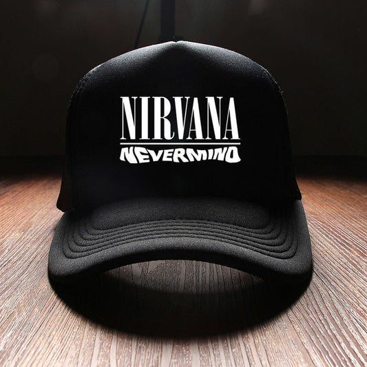 Hip Hop Fashion Nirvana Rock Band  unisex hats - Kool Cat Records T Shirts N More
