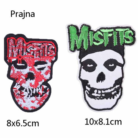 Misfits Patches for jackets four different designs to choose from - Kool Cat Records T Shirts N More