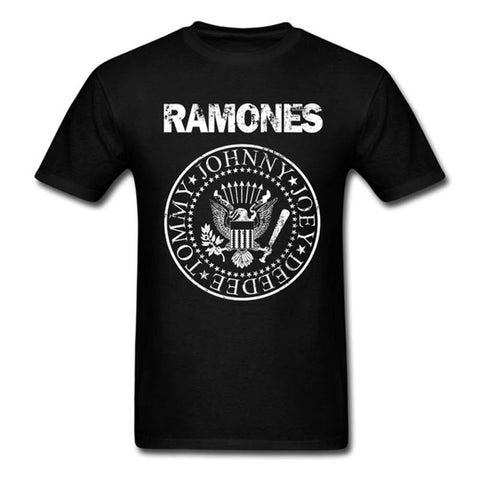 Ramones Rock Band Music Logo Vintage T-Shirt - Kool Cat Records T Shirts N More