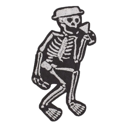 Social Distortion Skeleton Band Iron On/sew On Patch Tshirt Transfer Motif Applique Rock Punk Badge - Kool Cat Records T Shirts N More